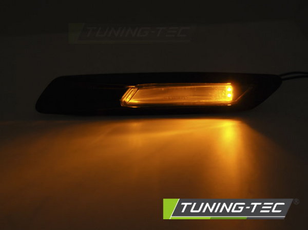 Upgrade LED Seitenblinker für BMW 5er F10/F11 Limousine/Touring 10-13 Hochglanz schwarz